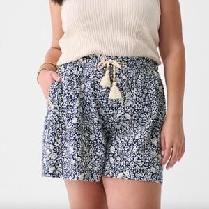 Faherty Marina Seersucker Short In Navy Sunrise Floral Size XXS Gently Used